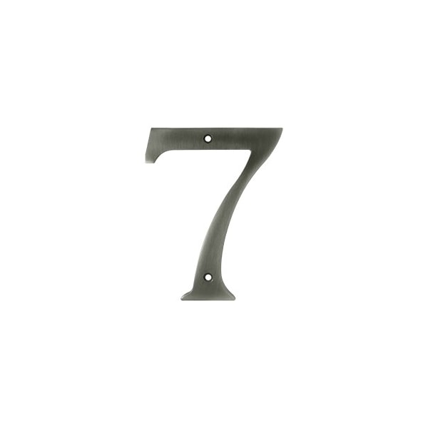 6 Numbers, Solid Brass, 10PK